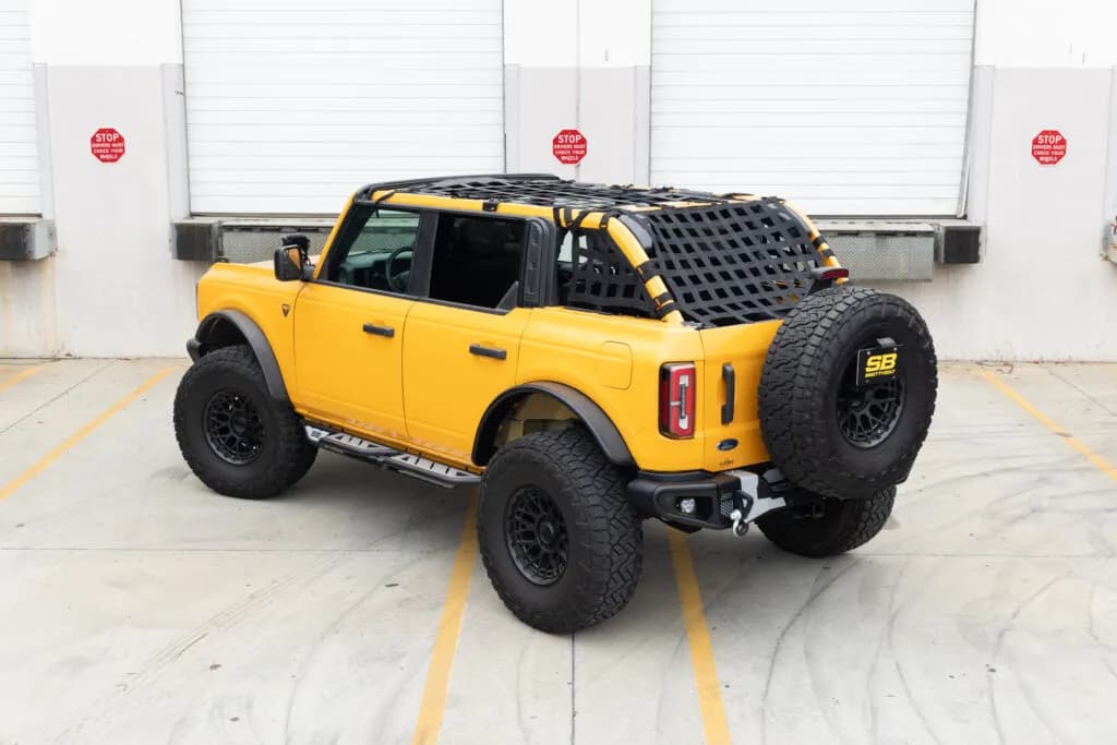 C-RES2 HD Cargo Restraint System - 2" Black Diamond Web (21+ Bronco 4DR)
