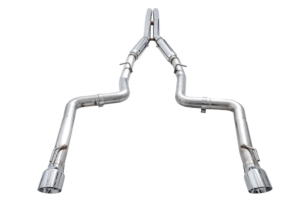 AWE Track Edition Exhaust for 15+ Charger 6.4 / 6.2 SC - Diamond Black Tips