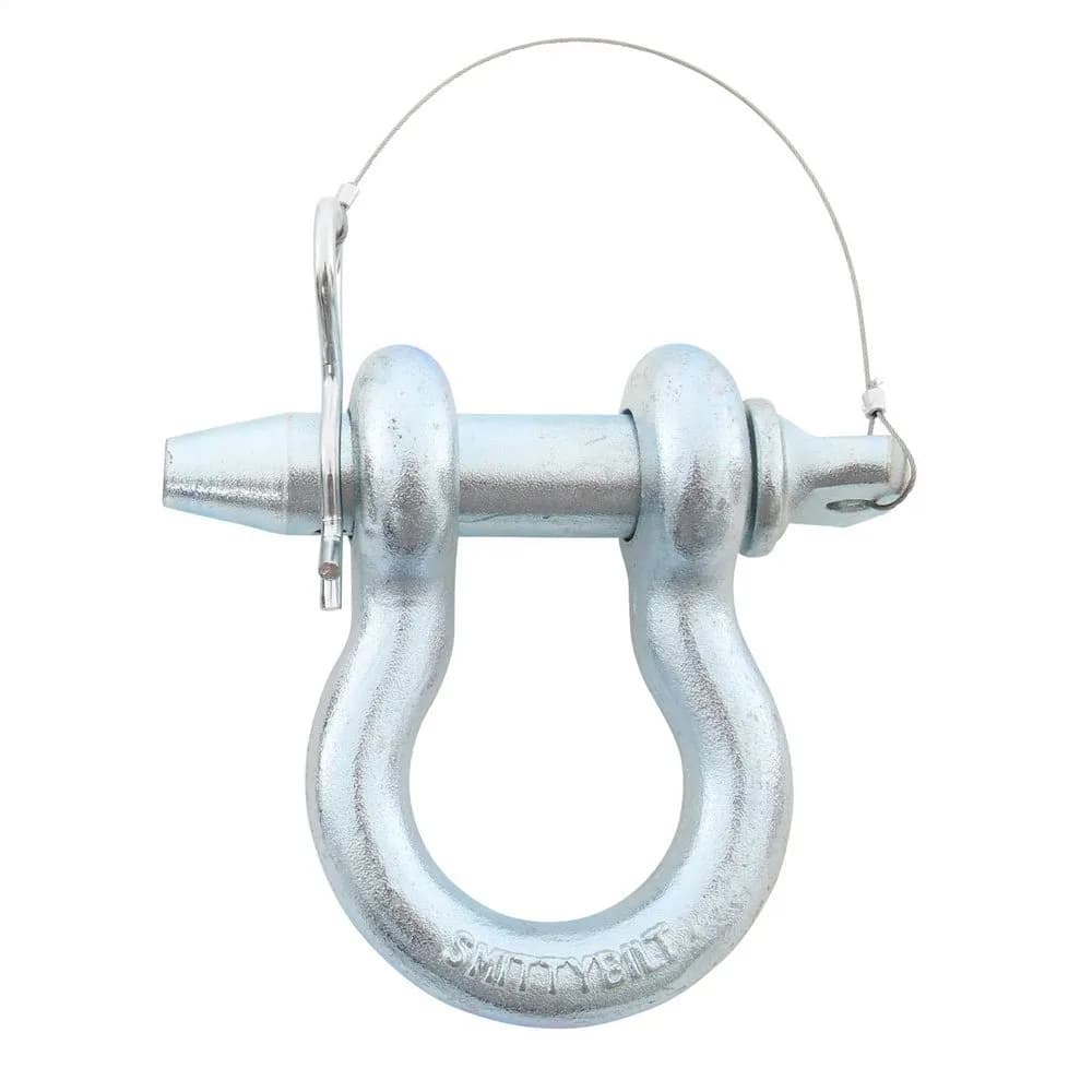 3/4in Quick Disconnect Dring Shackle; Locking Pin; 4.75 Tons; Zinc
