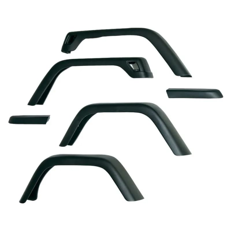 Fender Flare Kit 7inch Wide Rugged Ridge For 9706 Jeep Wrangler (Six Piece k