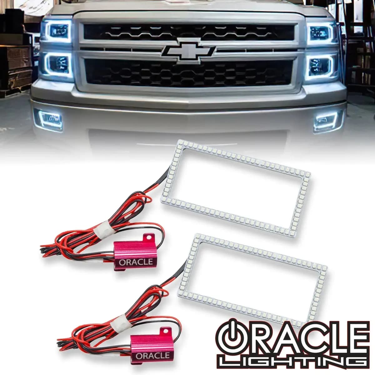 ORACLE Lighting 2014-2015 Chevrolet Silverado LED Fog Light Halo Kit