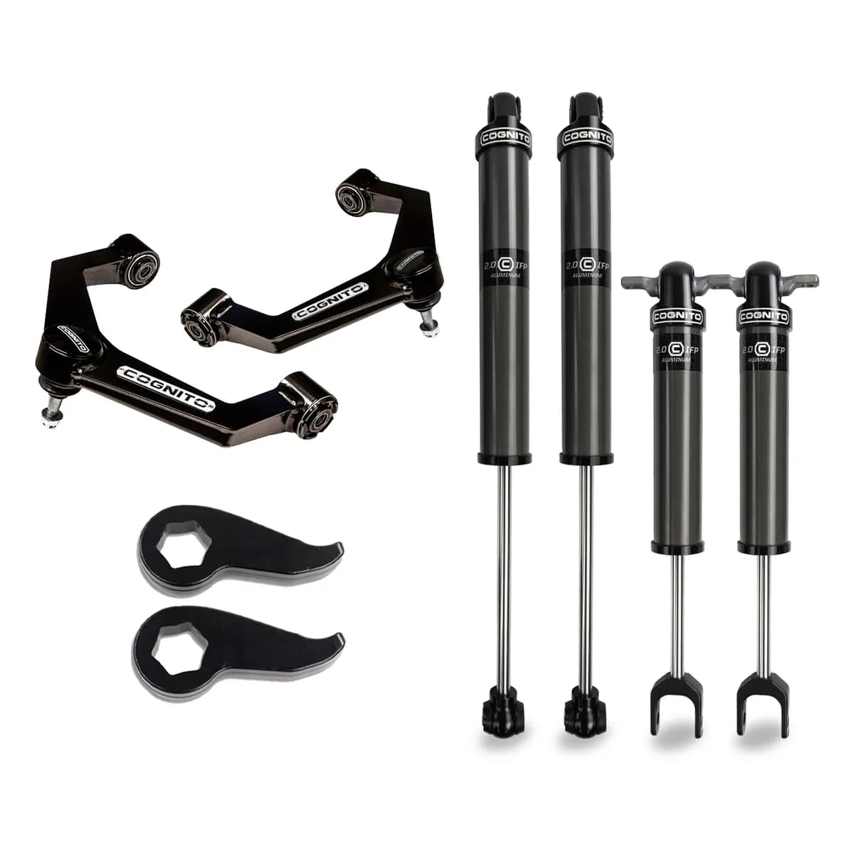 Cognito 3-inch Performance Leveling kit with 2.0 IFP shocks for 20-25 Silverado/Sierra 2500/3500 2WD/4WD 110-P1326