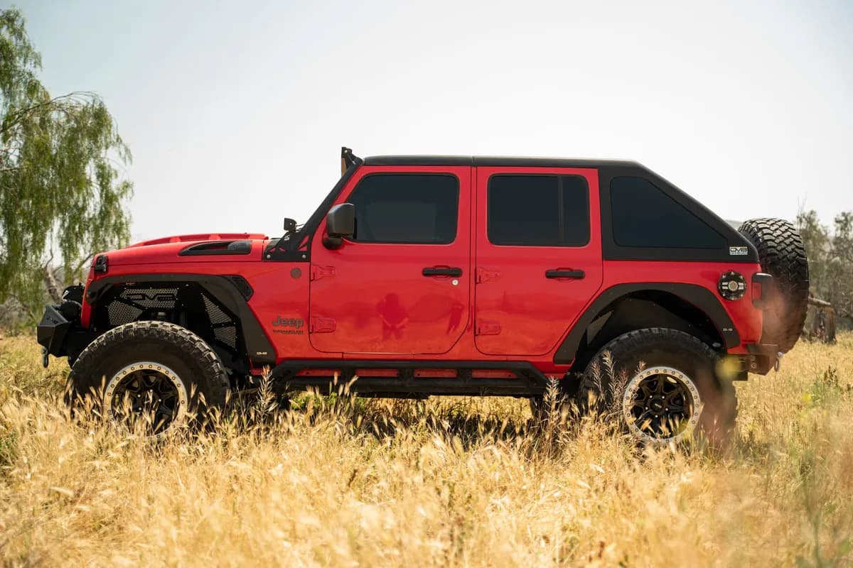 DV8 Offroad Front and Rear Fender Deletes - JL