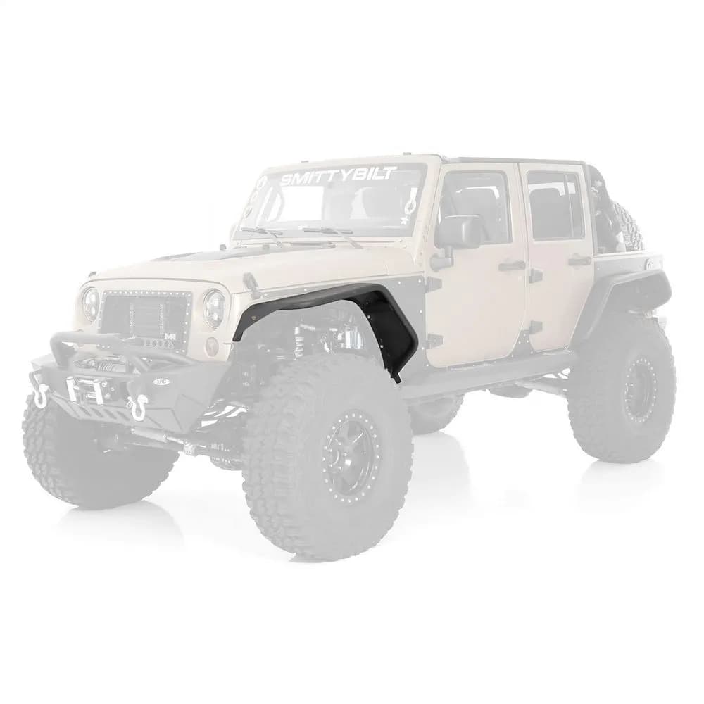 XRC Front Flux Flare Pair - Textured Black (07-18 JK/JKU)