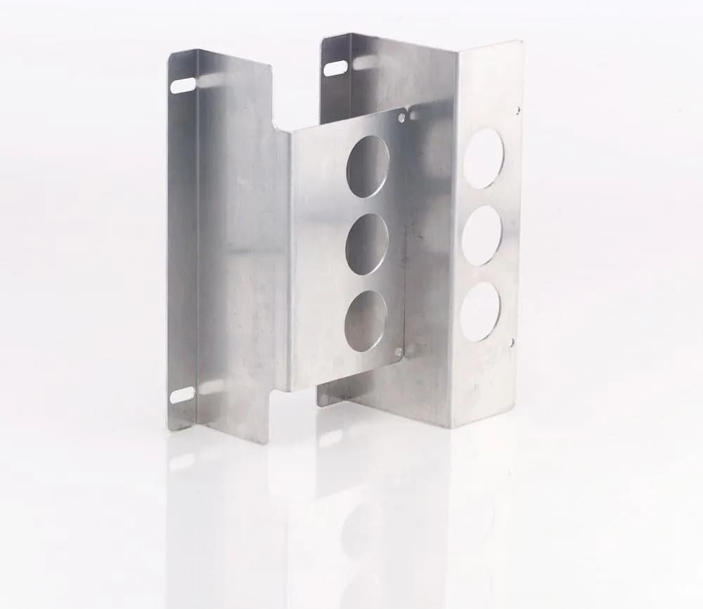 AC Condenser Brackets LH/RH Crossflow Natural Set Be Cool Radiator