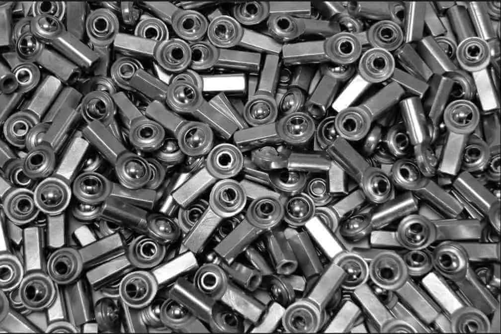 Steinjäger Inch Female Rod Ends Steel Housing, Bronze Race 1/4-28 LH 200 Pack