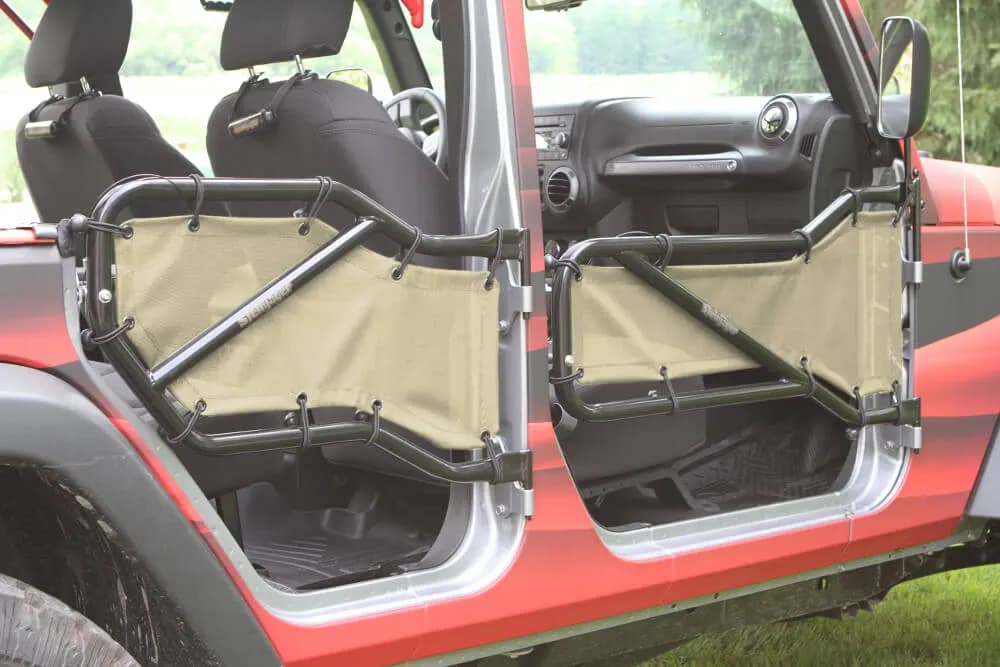 Doors 2007-2018 Inserts Front and Rear Doors Almond