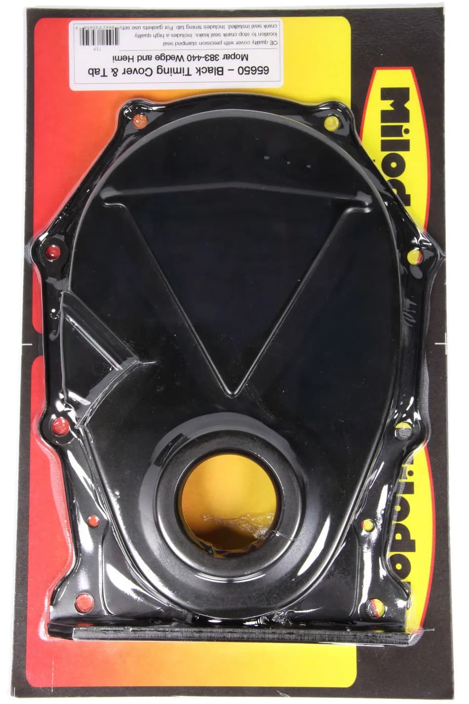 Bb Mopar Black Timing Cover