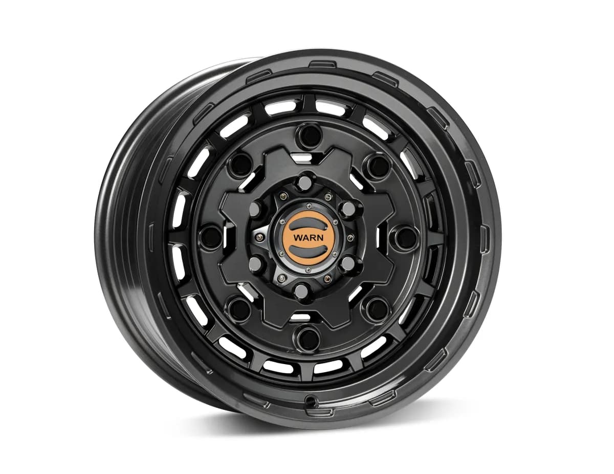 Six Lug Epic Jackhammer Wheel;17x8.5; 6x5.5 Bolt Pattern; Et0 Black