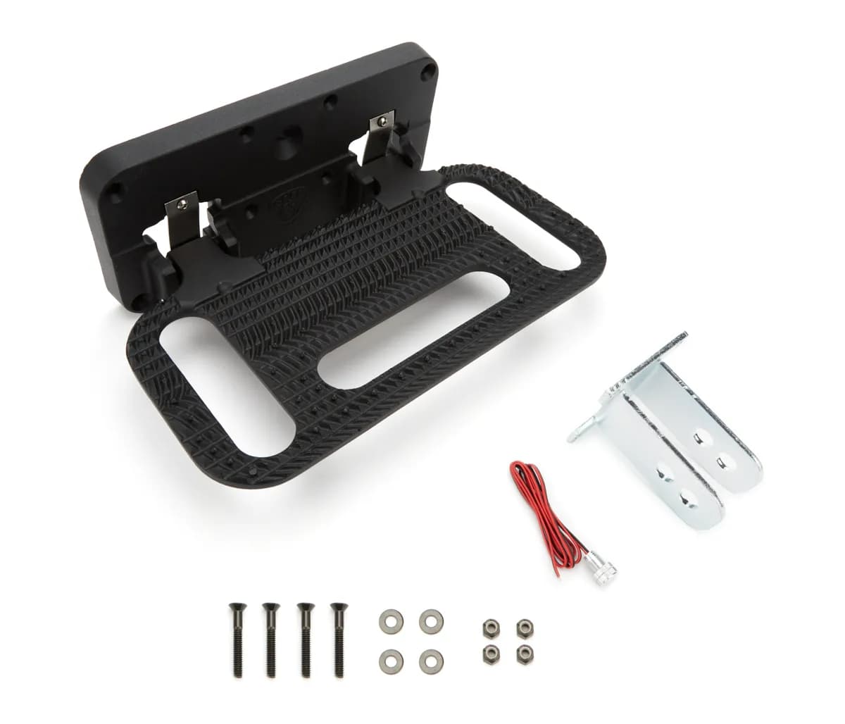 HD Mega Hitch Step 2 And 2 1/2 in Receiverswith LED Light Black Powder Coat Sol