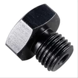 #8 Port Plug 3/416 Black With 1/8 Fpt Port