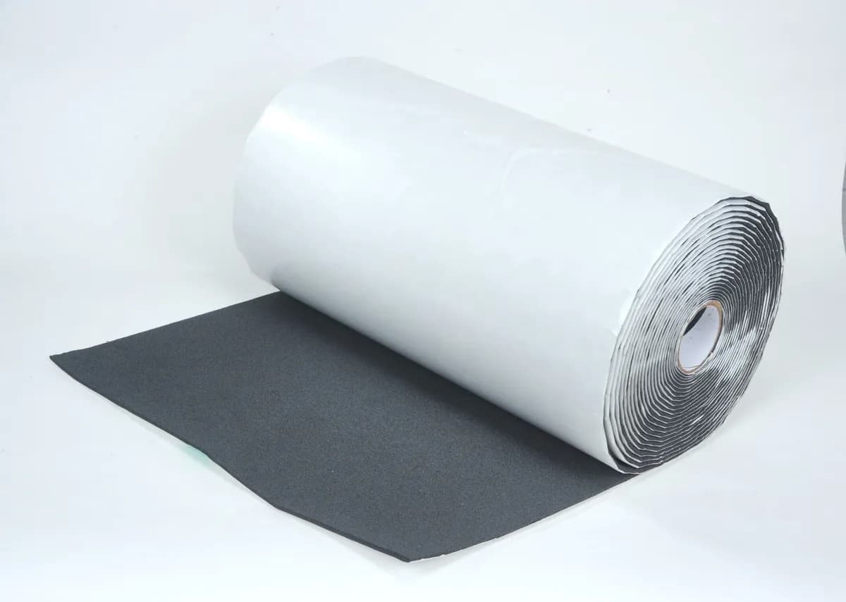 1 Roll of 24 in x 50 ft 1/4 in Silencer W/Pres Sens Adhesive. Total 100 Sqft.