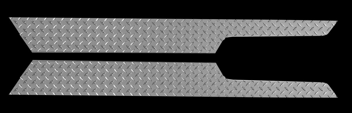 Jeep Wrangler TJ Sideplates w/ 1" Lip