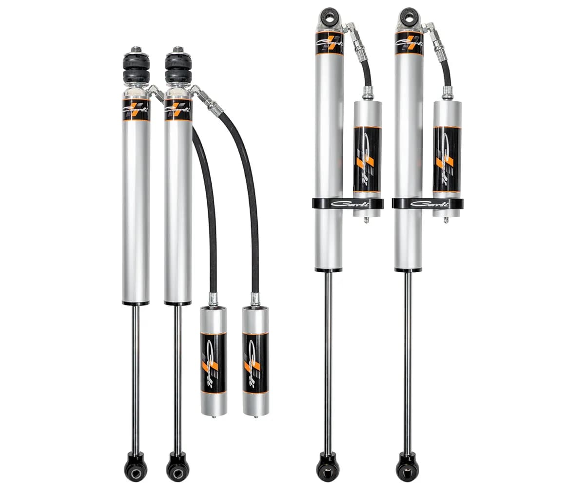 11-23 Ford F250350 4x4 Gas Carli-Spec 2.0 rr 2.5 Lift Front Rear Shock Pkg With Res Mounts