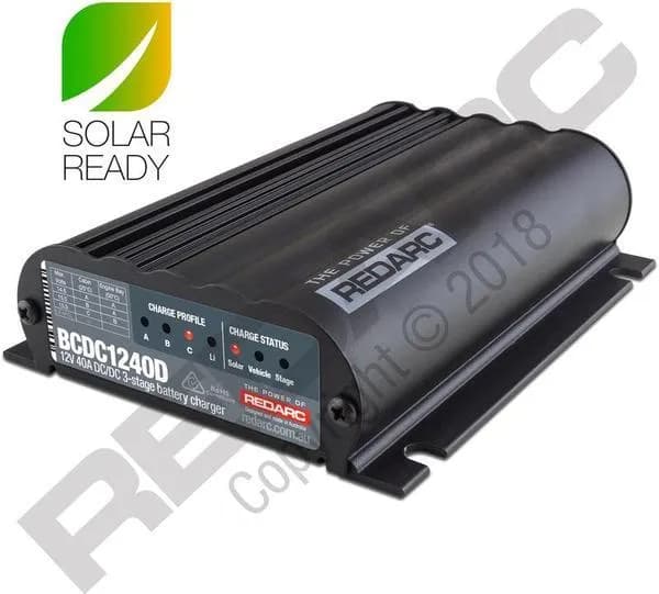 12v 40a Smart Start Dc/Dc Dual Input Battery Charger