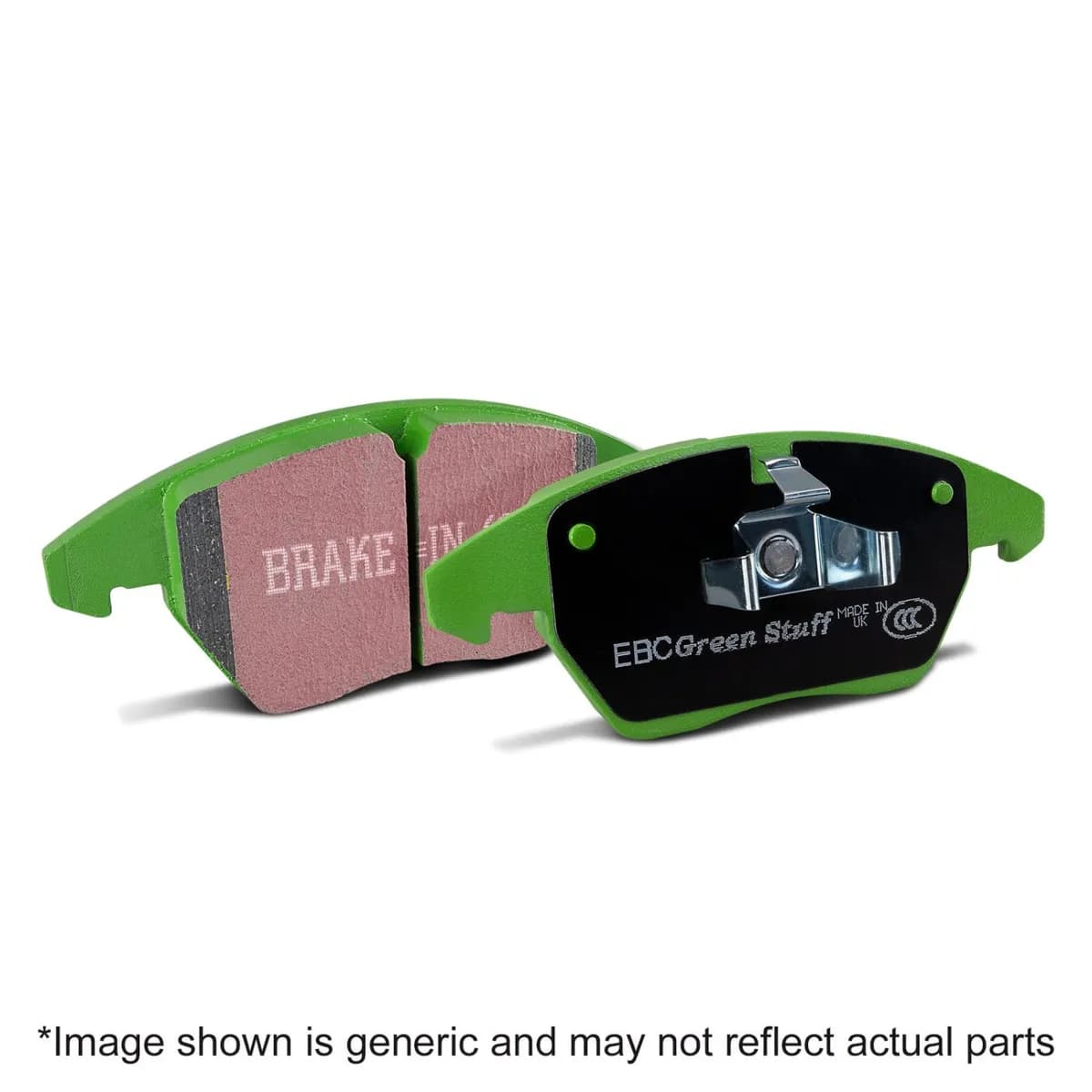6000 Series Greenstuff Truck/SUV Brakes Disc Pads; FMSI Pad No. D2169; Vented; 6 Bolt Holes; 375mm Dia.; 53.4mm Height; 22mm Thick; 78.4mm Center Hole Dia.;