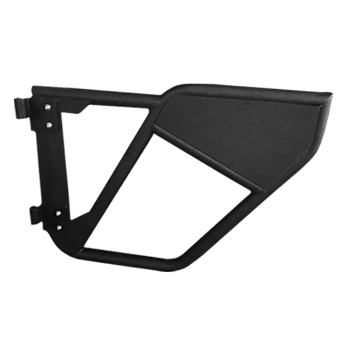 Door - Textured Powder Coated; Black; Steel; Set Of 2