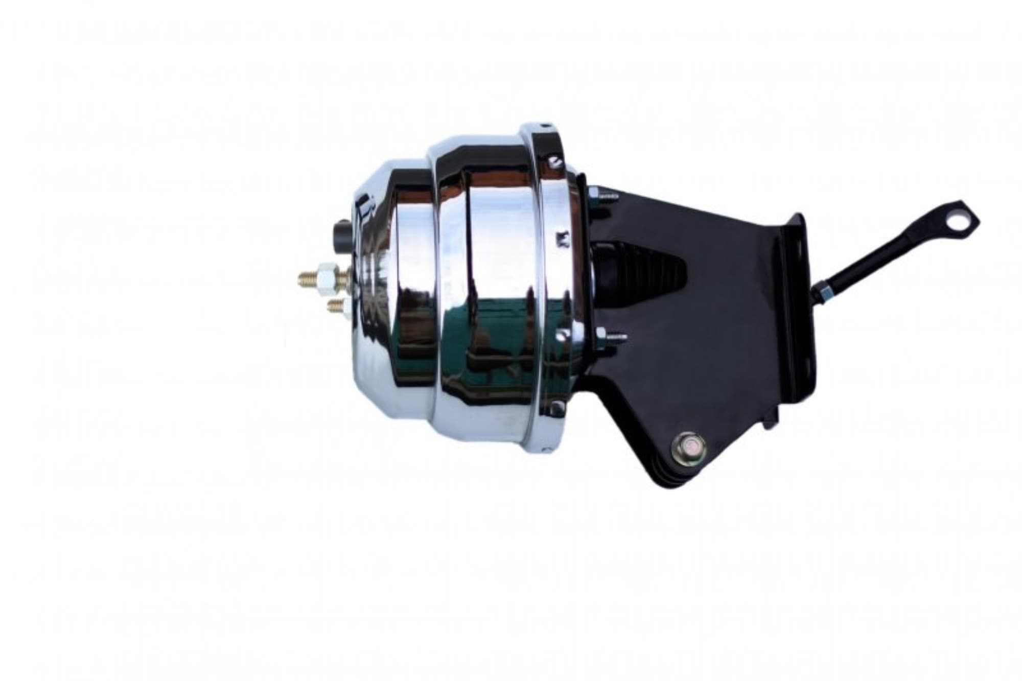 LEED Brakes 8 inch dual power brake booster with bracket (Chrome)